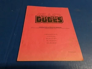 Manual de operación y servicio para videojuegos arcade Bad Dudes by Data East - Imagen 1 de 1
