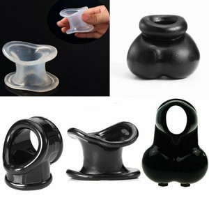 4 types Ball Stretcher Scrotum Ring time delay for Men Chastity Cage SM Bondage