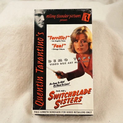 Switchblade Sisters VHS Promo Screening Copy Dealer Demo The Jezebels Tarantino - Image 1 of 4