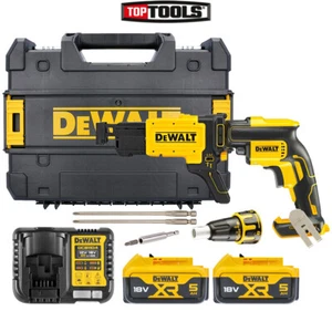 DeWalt DCF620P2K 18V XR Brushless Collated Drywall Screwdriver+ 2x 5Ah Batteries - Picture 1 of 7