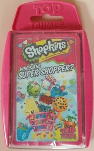 2 Shopkins Card Game WHO'S THE SUPER SHOPPER? - Picture 1 of 2