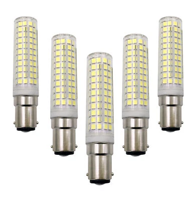 5pcs BA15d Bayonet Base LED Bulb 136 LEDs 2835 SMD Lamp 10W 110V Ceramics Light - Image 1 of 4