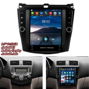 9.7'' Android 11 2+32GB Stereo Radio GPS WiFi Carplay For Honda Accord 7 2003-07 - Picture 1 of 11