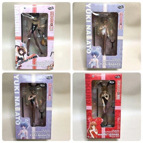 Melancholy of Haruhi Suzumiya bunny girl figure 4set Haruhi , 2  Nagato, Mikuru Cover