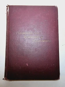 1905 PSYCHOLOGY AND PATHOLOGY OF HANDWRITING Magdalene Kintzel-Thumm - Imagen 1 de 12