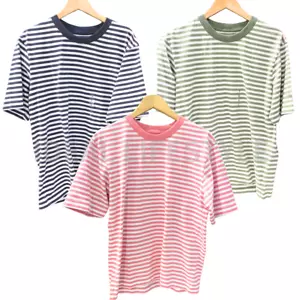 UNIQLO JW ANDERSON Striped T-Shirt S-XXL Short-Sleeve Relaxed-Fit Men 476228 NWT - Picture 1 of 14