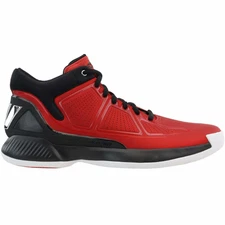 adidas FU8370 Rose 10   Mens Basketball Sneakers Shoes Casual   - Black,Red -