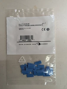 (Pack of 25pcs) Siemon Company - CT-ICON-06 - Icon, CT-MAX, Blue, Bag of 25 - Picture 1 of 1