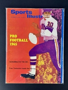 Revista Sports Illustrated - 13 de septiembre de 1965 fútbol profesional 1965 - Imagen 1 de 3