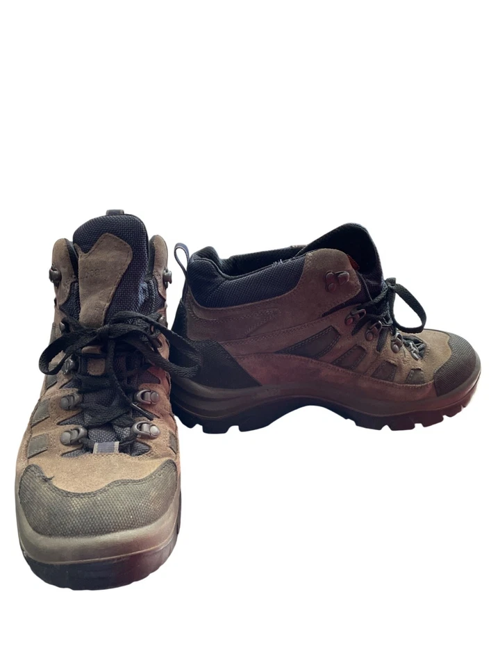 L.L. Bean Gortex Hombres Gris Cuero Botines Senderismo Talla 10M SKU 9096 Foto 1 de 4