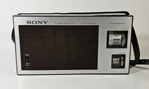 Vintage Sony Super Sensitive 9 Transistor Radio 6R-11 Made In Japan *READ* - Picture 1 of 8