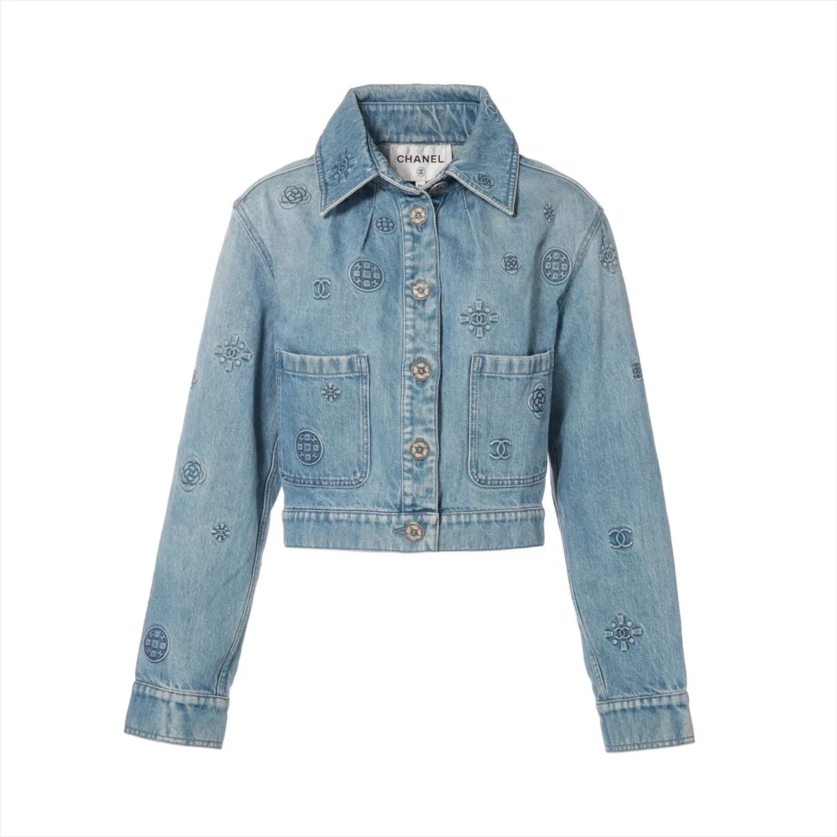 CHANEL シャネル CoCo Cuba コットン ジャケット 美品 Chanel 17C 2017 Cruise Cuba Coco Tweed Jacket Ivory size 36 brand