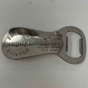 Vintage 1950s French Shriner & Urner Advertising Metal Shoe Horn & Bottle Opener - Picture 1 of 6