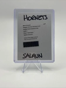 Canje de boleto de hielo agrietado Silhouette Tidjane Salaun 2024-25 automático radiocontrol - Imagen 1 de 2