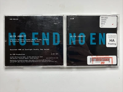 No End by Jarrett, Keith (2CD Set, 2013), 20 Tracks - Former Library Item Foto 1 de 3