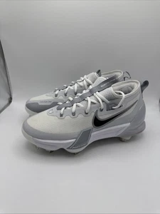 Nike Air Zoom Trout 9 Elite Metal Baseball Cleats White FB2906-100 Mens Size 7.5 - Picture 1 of 10
