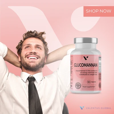 Prevail 1000mg Glucomannan Appetitkontrolle Gewichtsmanagement 90 Kapseln' - Bild 1 von 4