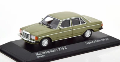 MERCEDES 230E W123 SEDAN 1982 RIEDGRUN MINICHAMPS 943032204 1/43 BENZ 500 PCS - Immagine 1 di 4