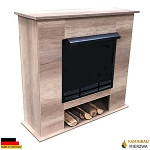 Chimenea de etanol y gel modelo 001B Deluxe roble claro incl. 1 litro quemador - Imagen 1 de 5