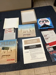 Vintage PC Game Sid Meier’s Civilization Original 5.25" IBM Tandy Big Box PC CIB - Picture 1 of 16