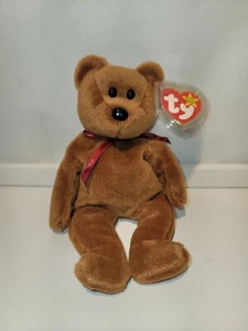Teddy Beanie Baby Style 4050 Tag Errors 1995 On Swing Tag 1993 On Tush Tag - Picture 1 of 10