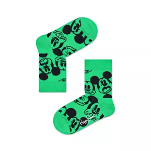 Happy Socks x Disney Kinder Crew Socken - Face It Mickey (7-9 Jahre) - Bild 1 von 1