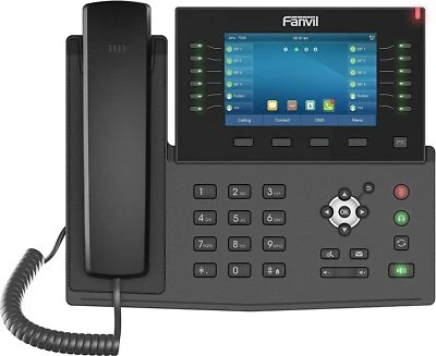 Fanvil X7C Executive level IP Phone - 20 SIP Lines w/ 5-inch Color Display - Image 1 of 2