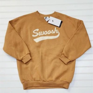 NWT Nike Kids Sportswear Club Fleece Oversized Crew-Neck Sweatshirt - Picture 1 of 5