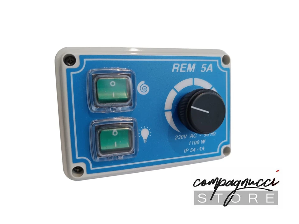 REGOLATORE DI VELOCITA' PER MOTORI MONOFASE REM5A PER CAPPE ASPIRANTI ORIGINALE - Image 1 of 1
