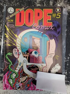 Lavello cucina Dope Comix #5 pressa 1984 tutto edizione marijuana buone condizioni - Foto 1 di 5