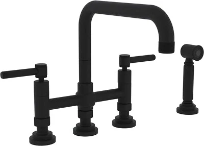 Rohl A3358ILWSMB-2 - Kitchen Faucet in Matte Black - Image 1 of 3