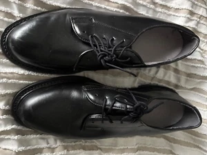 Wellco elegante Schuhe Hochglanz schwarz Herren Größe: 10,5 hergestellt in den USA Leder schön - Bild 1 von 6