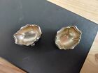 Pair of Antique Silverware Old England Vessels Small Bowls