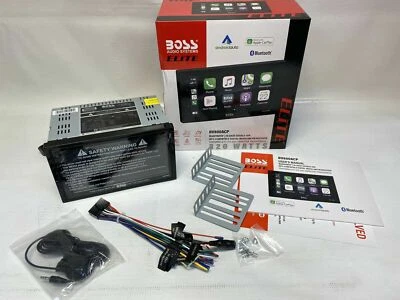 BOSS ELITE BV800ACP 2 DIN 6.75" Android Auto Apple CarPlay Bluetooth USB New  - Image 1 of 4
