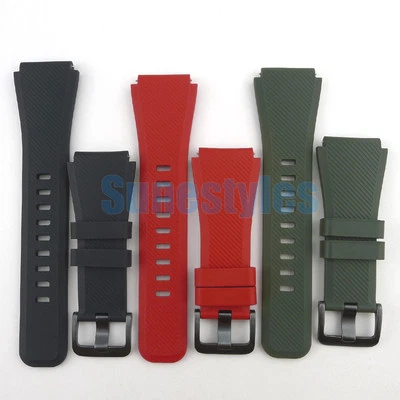 Nueva correa de reloj de silicona genuina OEM correa de reloj para Samsung Gear S3 Classic Foto 1 de 4