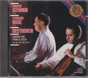 CD - Beethoven - E. Istomin, L. Rose – Sonaten für Klavier & Violoncello Op.6, Op.102 - Bild 1 von 2