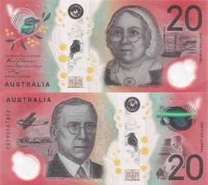 Australia 20 Dollars (2019) - Airplane/Camel Rider, p-64a.2 UNC - Picture 1 of 3