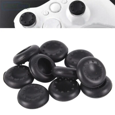 10x Thumb Stick Grips Analog Silicone Cap Thumbstick Cover For PS4 PS3 Xbox One  - Image 1 of 4