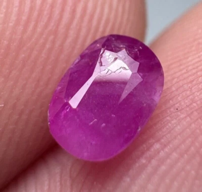 0.75 Carat Natural Transparent Pink Ruby Cut Gemstone From Jegdalek Afghanistan - Image 1 of 4