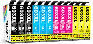 12x Ink Cartridges For Epson 603 XL XP-2100 3100 4100 2105 3105 4105 2150 3150 - Picture 1 of 5