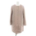 Lanvin COLLECTION Collarless Race Coat Spring Middle 40 L Pink/AT Used