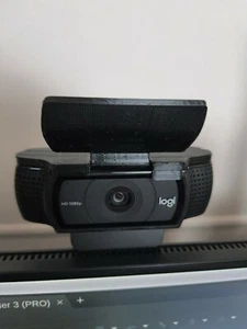 Osłona prywatności do kamery internetowej Logitech C920 C930e C922 czarna - Zdjęcie 1 z 4