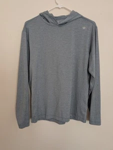 Rhoback Performance Hoodie Golf Heather Green/Gray Size Small - Picture 1 of 8