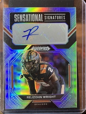 Rejzohn Wright 2023 Prizm Draft Sensational Signatures Auto New Orleans Saints - Image 1 of 2