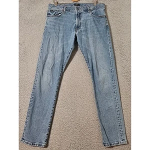 Polo Ralph Lauren Mens Jeans 36 x 34 Blue Sullivan Slim Straight Denim W36 L30 - Picture 1 of 8