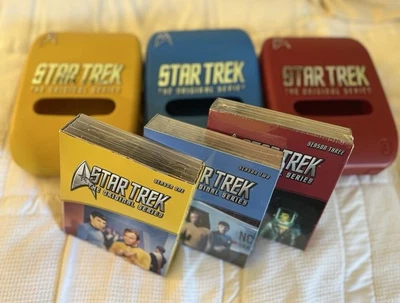 Star Trek The Original Series DVD, Seasons 1 - 3 Complete Set Hard Case Covers Foto 1 de 3