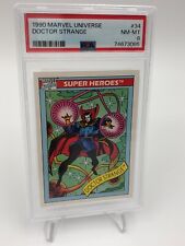 1990 Impel MARVEL Universe DR. DOCTOR STRANGE #34 Card MCU grade PSA 8 NM-MT