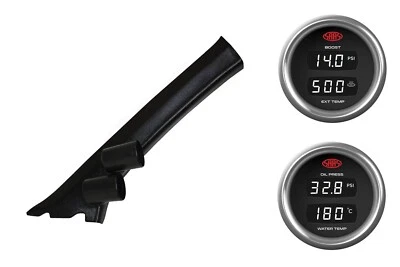 SAAS pillar pod boost/pyro oil/water temp gauges for Volkswagen Amarok - image 1 of 4