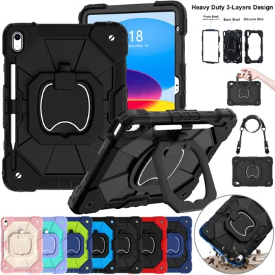 Rotating Heavy Duty Stand Case For iPad 10th /11th (A16) Gen Model 2022 / 2025 - Image 1 of 4