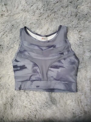 Sujetador deportivo para mujer LA Society talla S gris plateado usado en excelente estado Foto 1 de 4